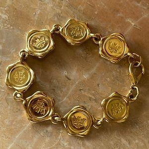 Vintage Fendi logo bracelet